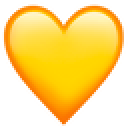 Yellow Heart Emoji